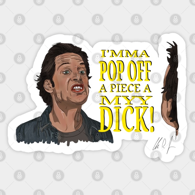 Wanderlust: Pop Off A Piece Sticker by 51Deesigns